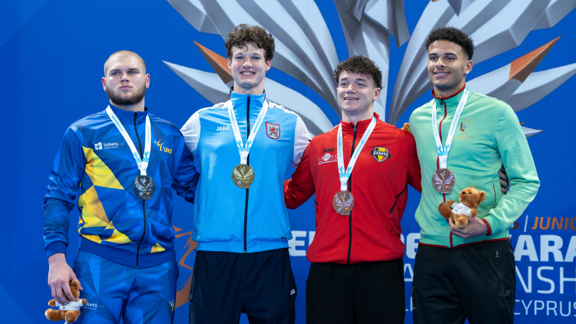 Alexander Davies sacré champion d’Europe U21 +84 kg à Limassol